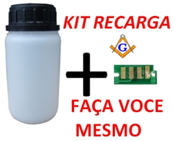 Kit Recarga Toner Preto Xerox 3010 - 3040 - 3045b - 3045ni (wifi) - SEM O FRETE