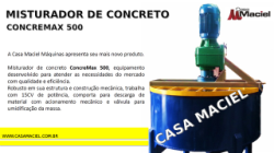 Misturador de concreto ConcreMax 500