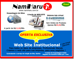 Criação de Web Site Institucional - Empresas, Profissionais Liberais