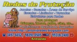 Redes de Proteção na rua Cabo Estacio da Conceição, 98391.0505, Capão Redondo, CEP 05.854-060