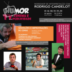 Workshop- HUmor na TV, no cinema e na publicidade com Rodrigo Candelot