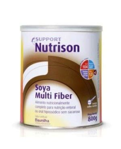NUTRISON SOYA MULTI FIBER - 800GR Pote / Sabor: Baunilha / Danone