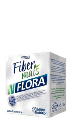 Fiber Mais Flora - 6 Sachês Sem Sabor / Nestle