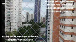 Redes de Proteção no Morumbi, Redes na Rua Dr. Oscar Monteiro de Barros, 99318-2400, janelas, varandas, 