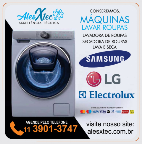 Assistência especializada para máquina de lavar roupas em São Paulo