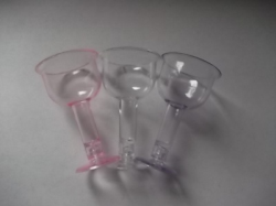 Tacinhas visual em acrilico para lembrancinhas