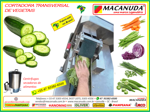 CORTADOR PICADOR TRANSVERSAL DE PEPINO, MARCA MACANUDA