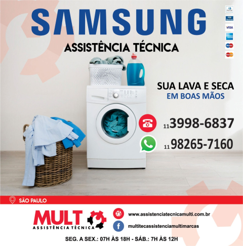 Assistência técnica máquina lava e seca