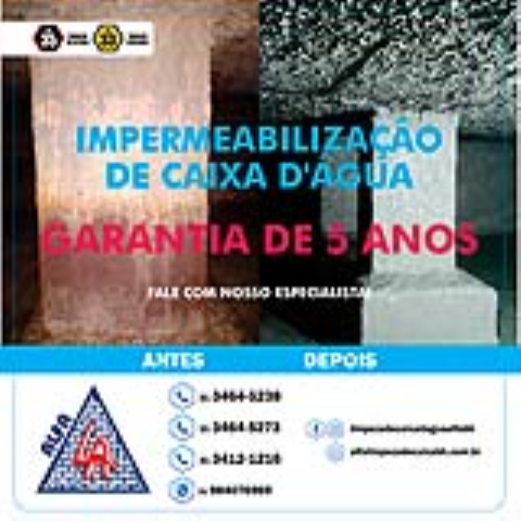 Impermeabilização de Caixa D'água - Coqueiros