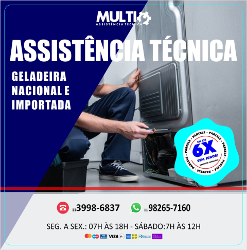 Manutenção Técnica Refrigerador Inverse - Vila Medeiros