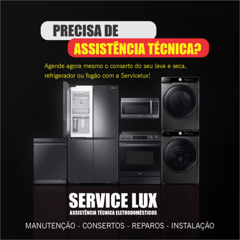 ServiceLux assistência especializada para eletrodomésticos